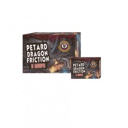 ( lot de 5boites) PETARDS DRAGON FRICTION 3coups