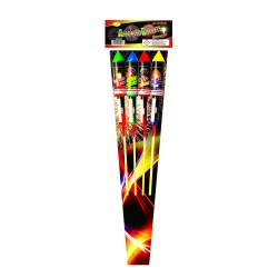 Assortiment de 4 Fusées calibre 25mm