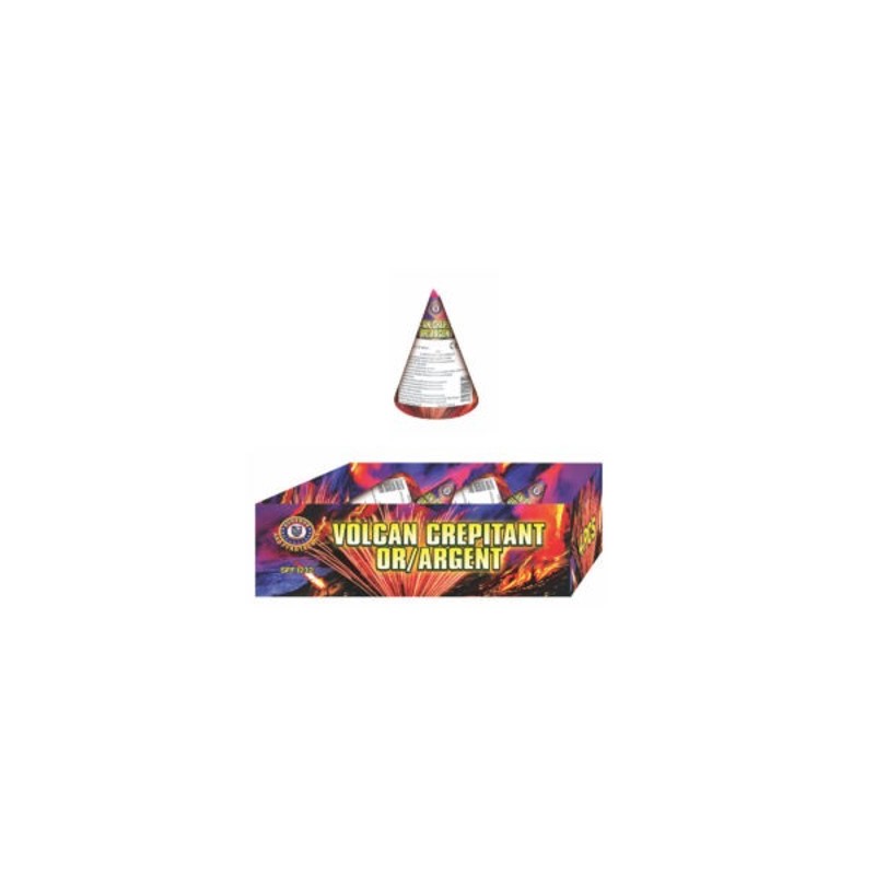 VOLCAN CREPITANT ( boite de 4 pièces )